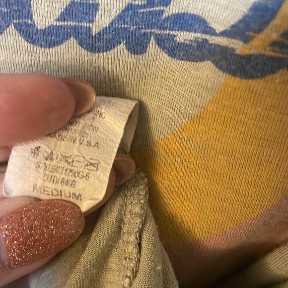 Honey Punch Malibu graphic Muscle Tee- flaw - Picture 7 of 8